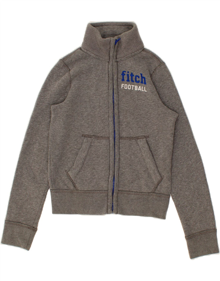 ABERCROMBIE & FITCH Boys Tracksuit Top Jacket 10-11 Years Medium Grey Vintage Abercrombie & Fitch and Second-Hand Abercrombie & Fitch from Messina Hembry 