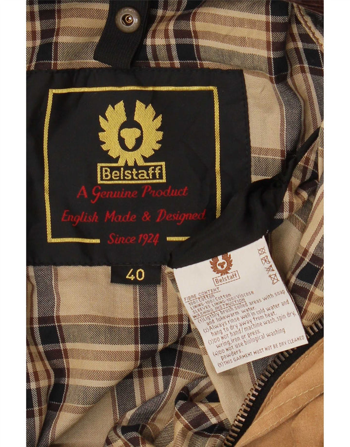 Jachetă pentru bărbați Belstaff din bumbac cerat UK 40 Maro mare