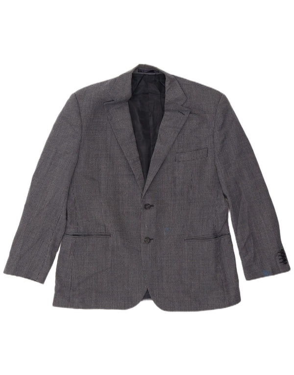 Jachetă pentru bărbați Marks & Spencer Blazer scurtă UK 42, mare, bleumarin, pete