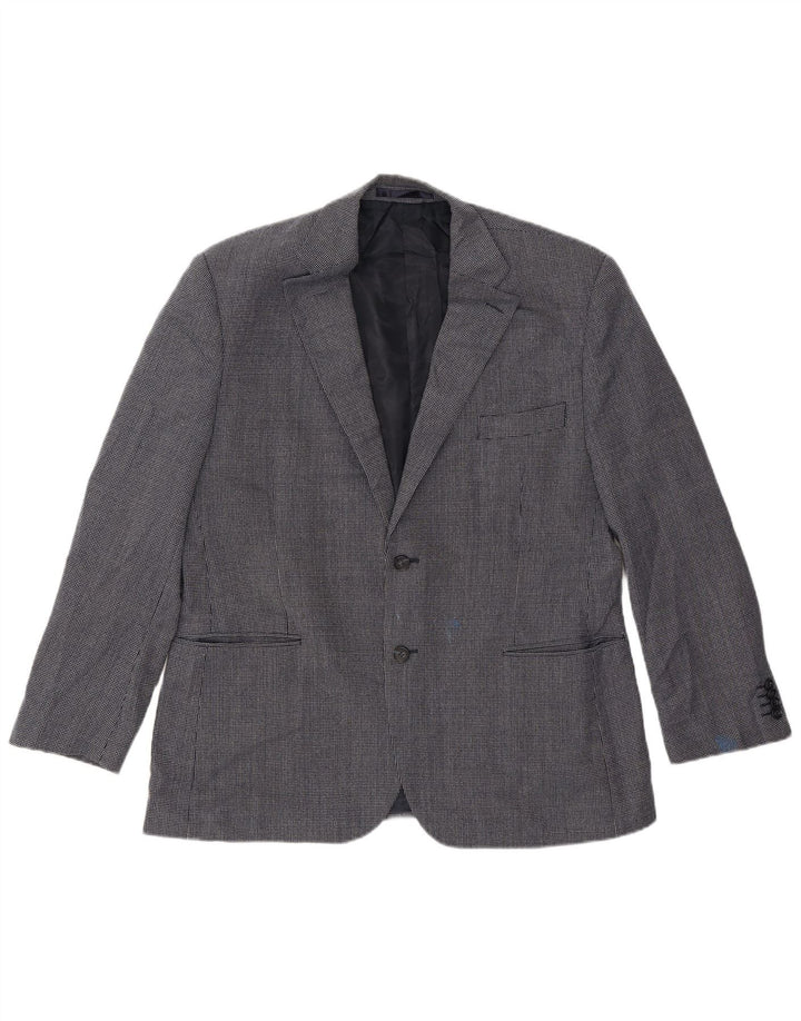 Jachetă pentru bărbați Marks & Spencer Blazer scurtă UK 42, mare, bleumarin, pete