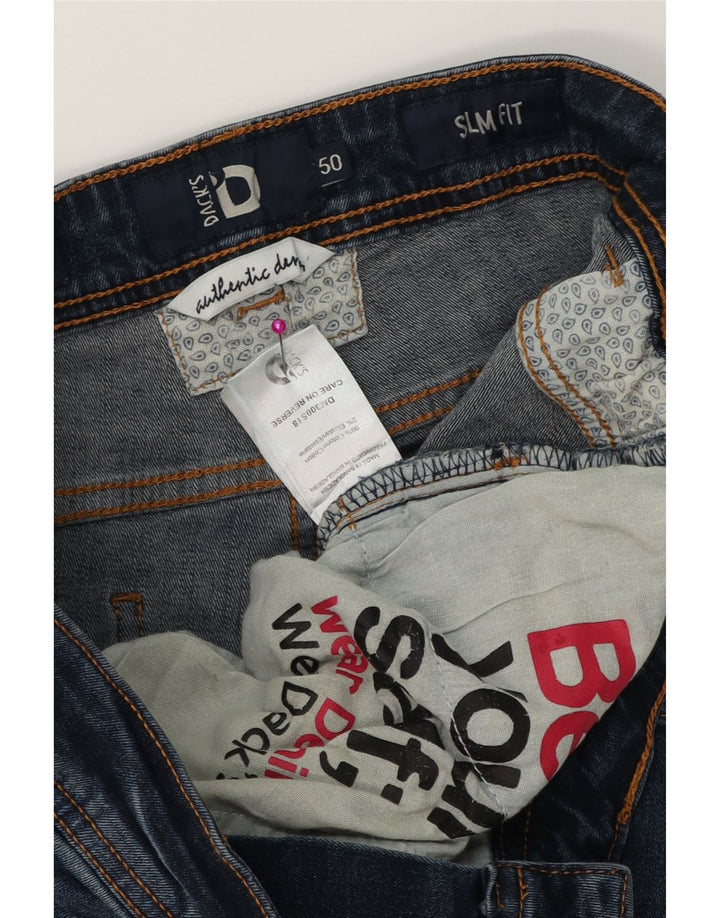DACK'S Blugi subțiri pentru bărbați IT 50 Large W34 L32 Blue Bumbac