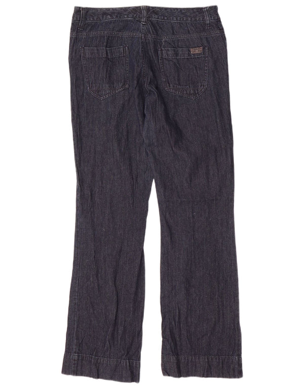 Calvin Klein Pantaloni chino Bootcut pentru femei US 8 Medium W32 L32 bleumarin