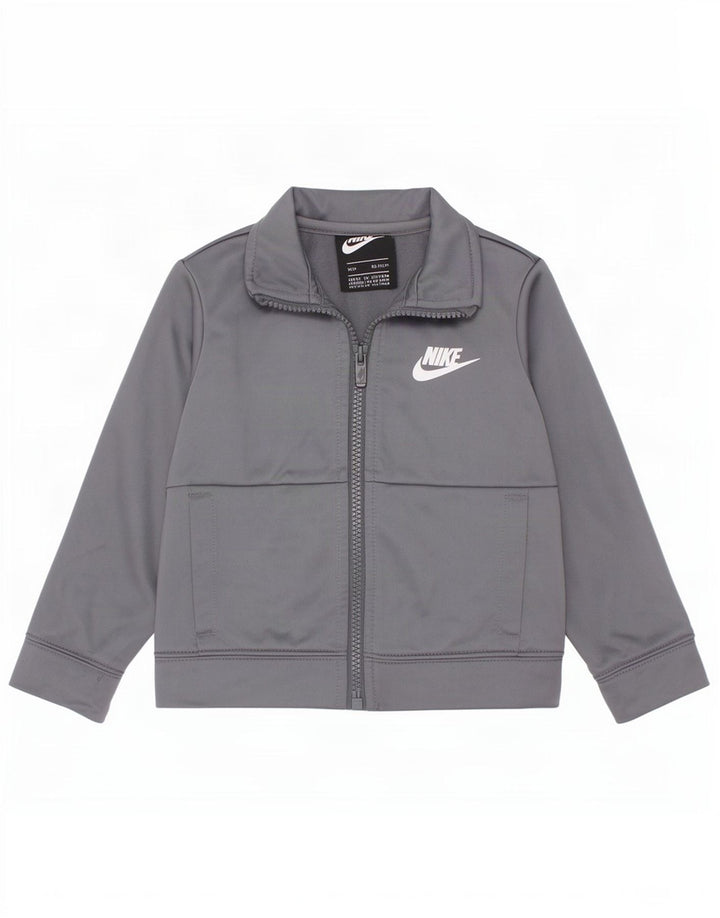 Jachetă de trening pentru bebeluși Nike pentru copii 18-24 luni, poliester gri