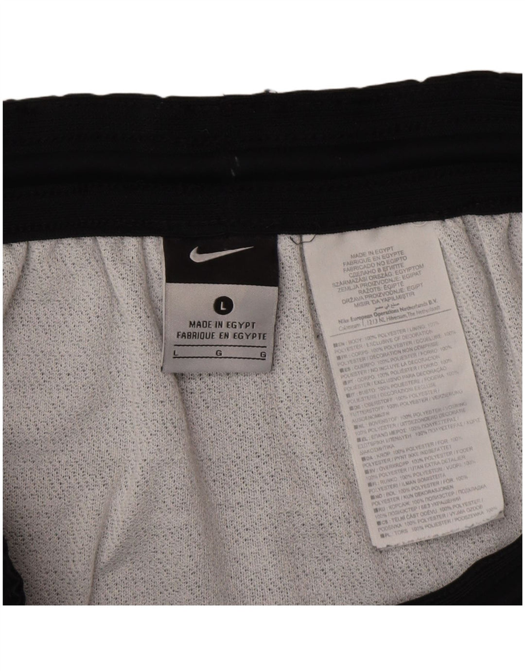 Pantaloni scurți sport NIKE pentru bărbați, mari, negru, poliester