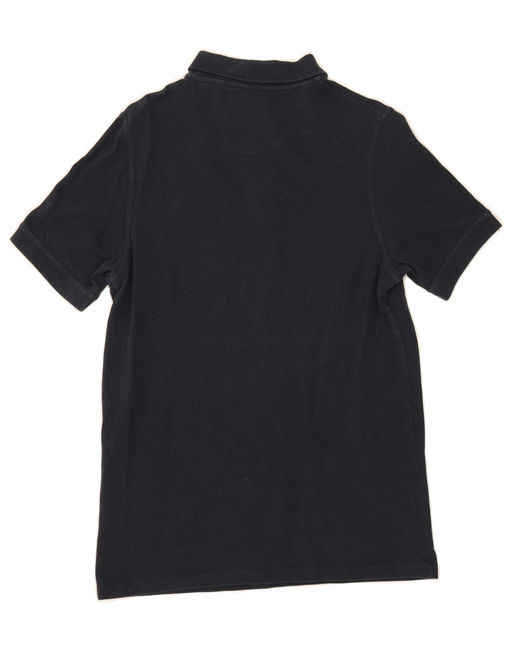 BARBOUR Mens Polo Shirt Medium Navy Blue Cotton Vintage Barbour and Second-Hand Barbour from Messina Hembry 