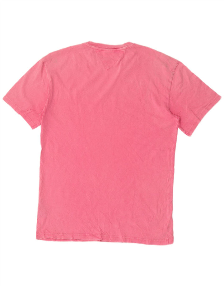 Tricou grafic Tommy Hilfiger pentru bărbați Top mediu roz