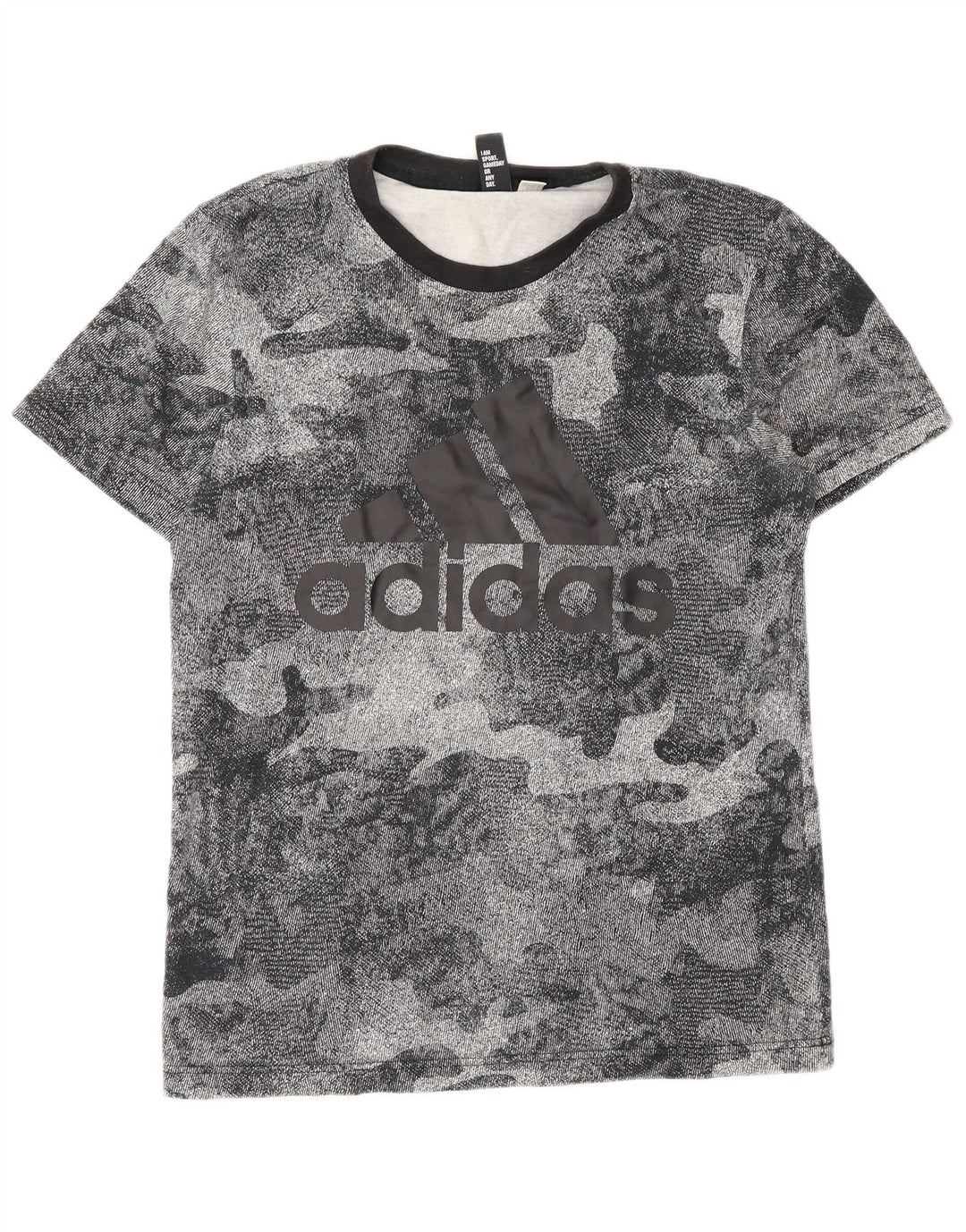 Tricou grafic pentru bărbați Adidas Top Medium Gri Camuflaj