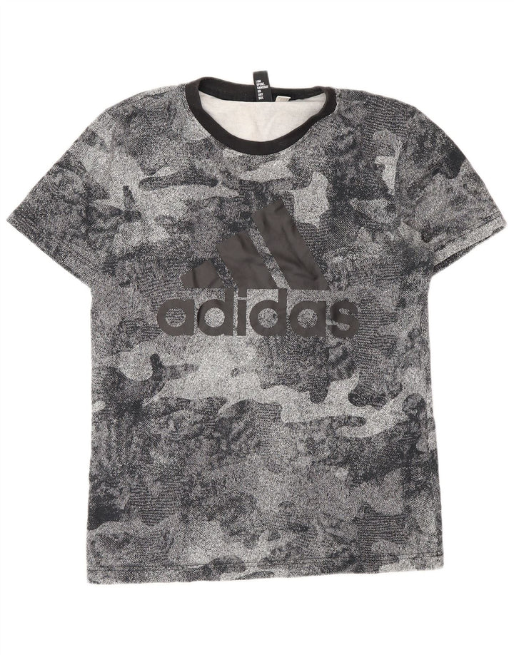 Tricou grafic pentru bărbați Adidas Top Medium Gri Camuflaj