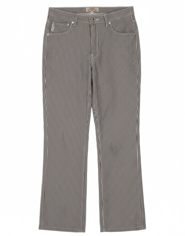 Pantaloni casual drepti pentru femei Armani L31 L29 bleumarin cu dungi