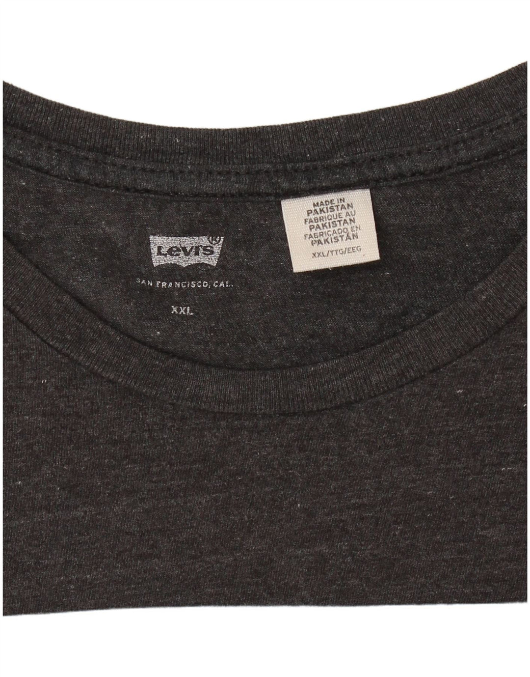 Tricou grafic pentru bărbați LEVI'S Top 2XL gri