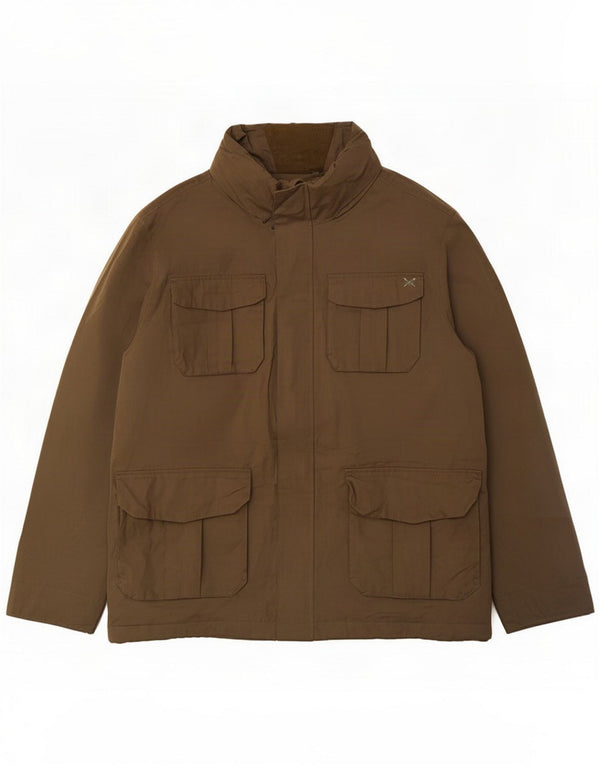 Crew Clothing Jachetă pentru bărbați UK 46 3XL Kaki Poliester