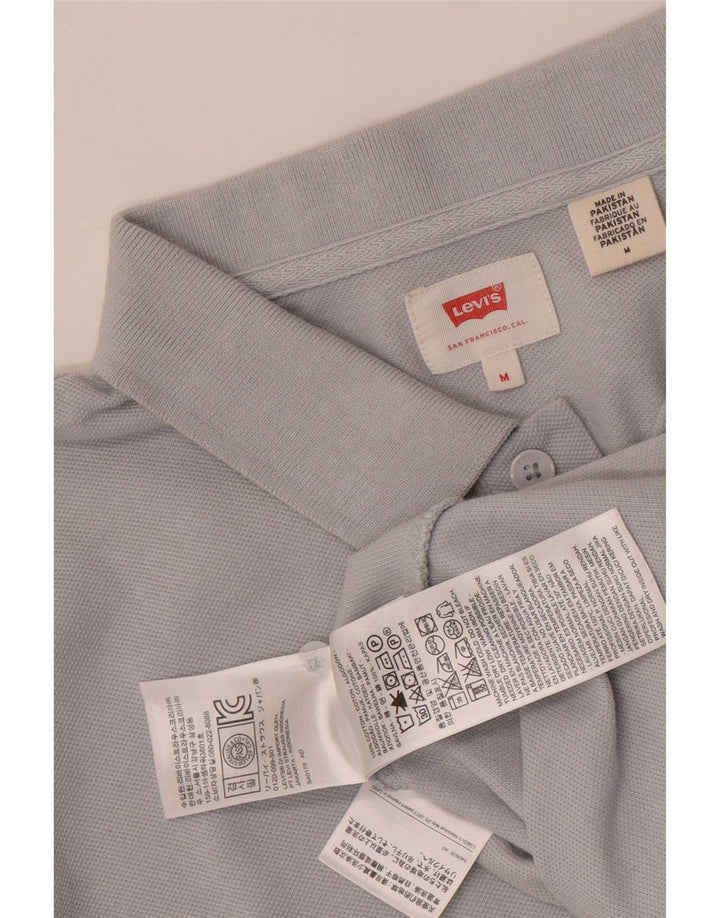 Tricou polo Levi's pentru bărbați, bumbac albastru mediu