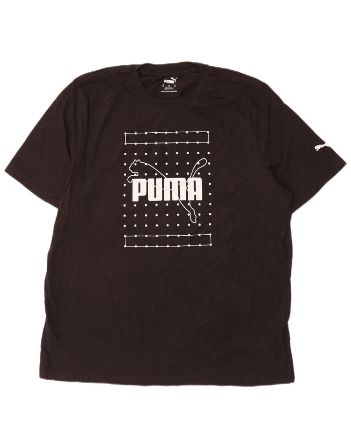 Tricou grafic PUMA pentru bărbați Top XL bumbac negru