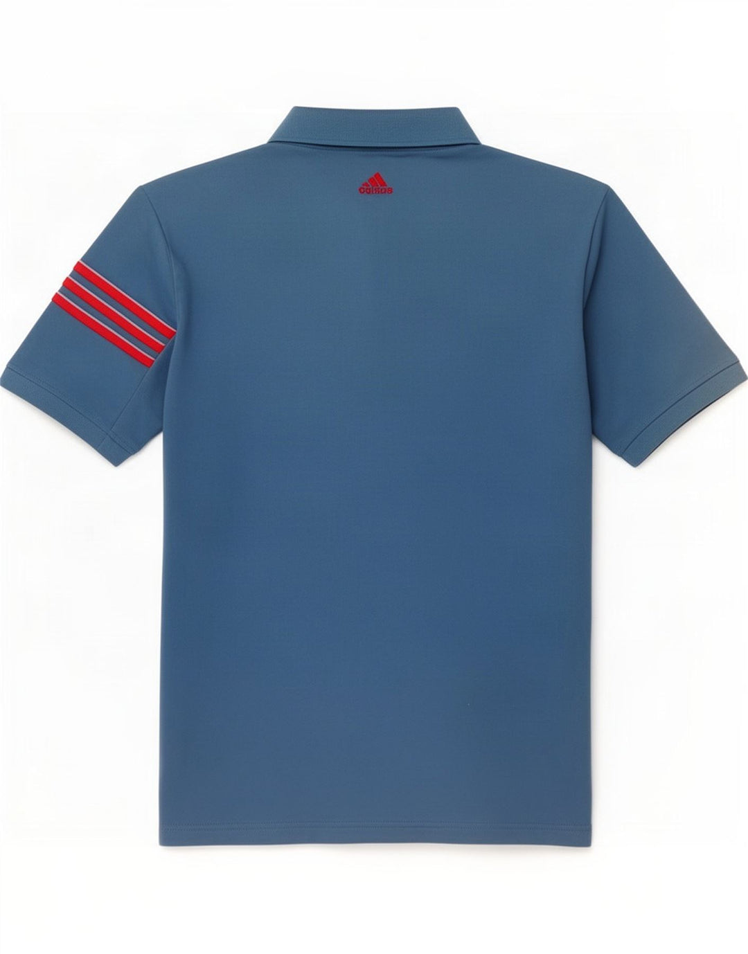 Tricou polo Adidas Climacool pentru bărbați, poliester albastru mediu