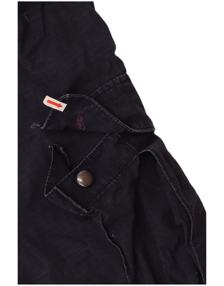 Pantaloni scurți cargo Ralph Lauren pentru bărbați W32, bumbac mediu albastru bleumarin