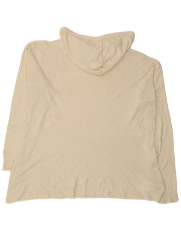 Pulover supradimensionat cu glugă pentru femei Marks & Spencer UK 18 XL Bej