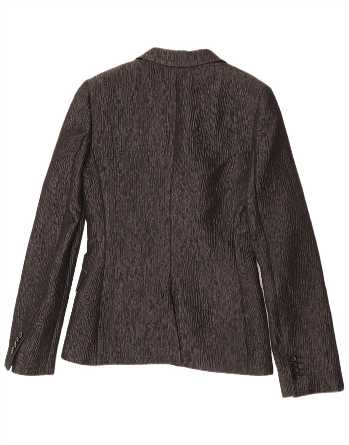 Jachetă pentru femei Dolce & Gabbana cu 2 nasturi IT 42 Poliester mediu negru