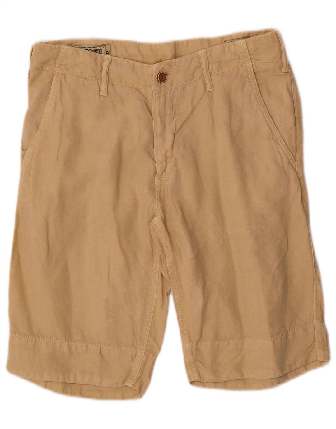 Marlboro Classics Mens Chino Shorts W32 Medium Beige Cotton