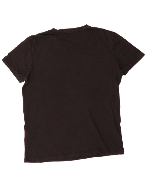 Tricou cu grafic Jack & Jones pentru bărbați Top mare din bumbac negru