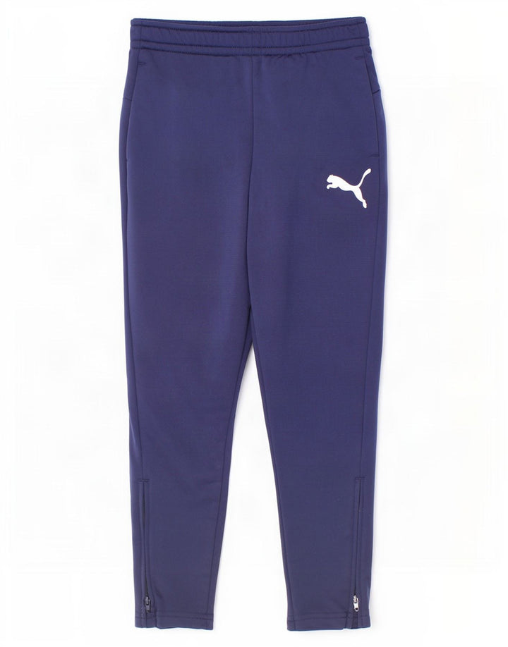 Pantaloni de trening Puma Băieți 7-8 ani Poliester bleumarin