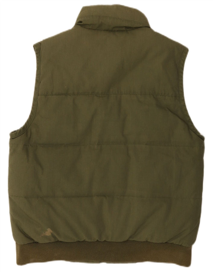 Gilet căptușit pentru bărbați Levi's UK 40 Large Khaki Colorblock