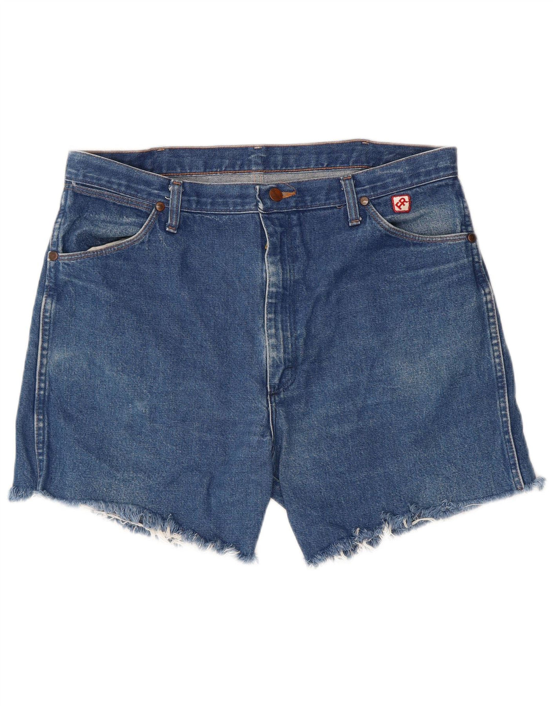 Pantaloni scurți din blugi pentru bărbați Wrangler W38 XL, bumbac albastru