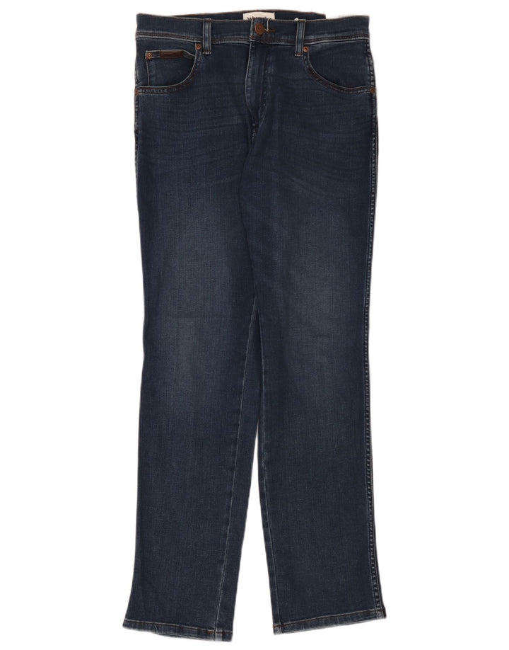 Blugi slim Texas Wrangler pentru bărbați W30 L30 bumbac bleumarin