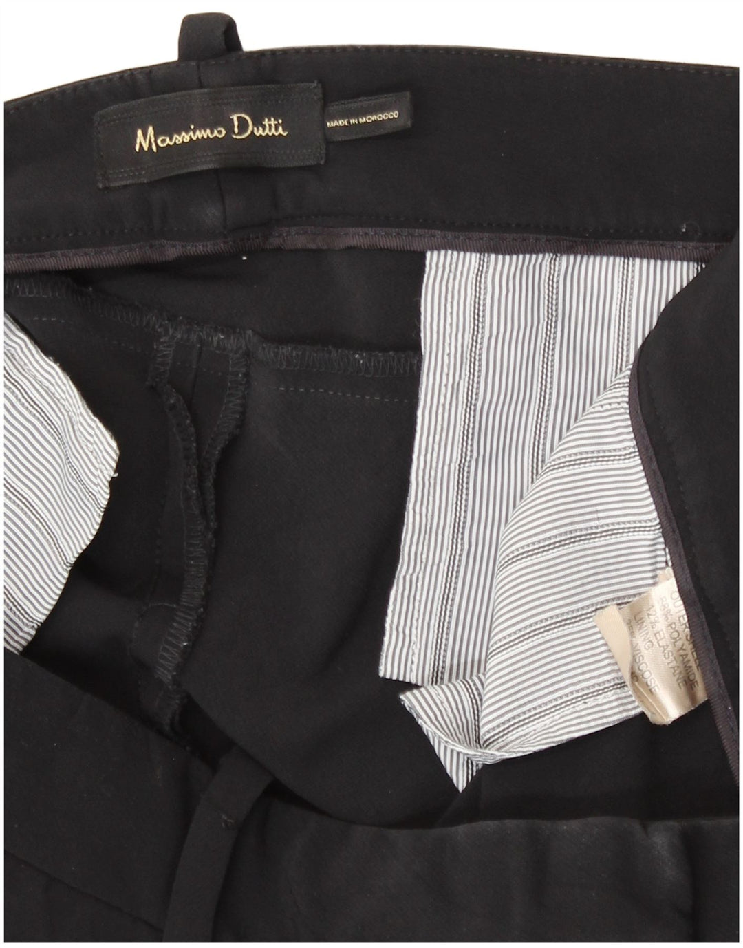 Pantaloni skinny pentru femei Massimo Dutti L30 L28 Poliamidă neagră