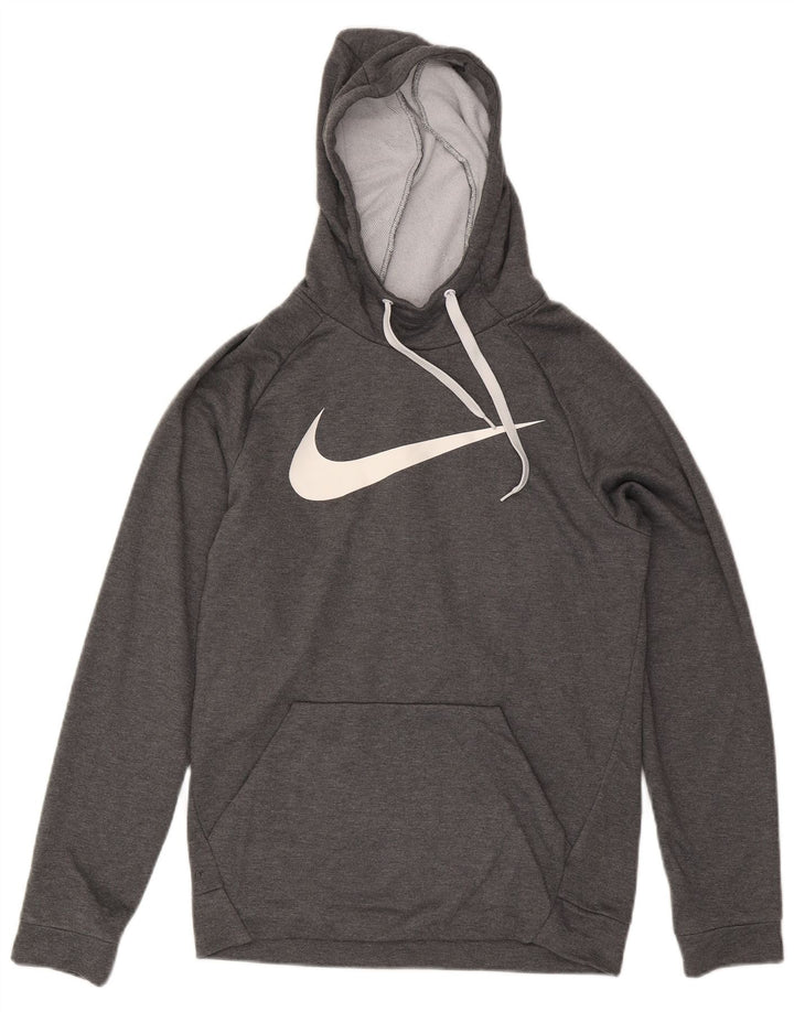 Jumper Nike Dri Fit Graphic pentru bărbați, poliester mic, gri