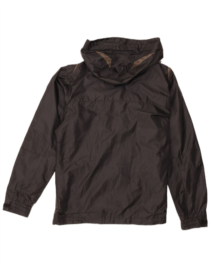 Jachetă de ploaie cu glugă pentru bărbați Brugi UK 38 Medium Black Colorblock Poliester