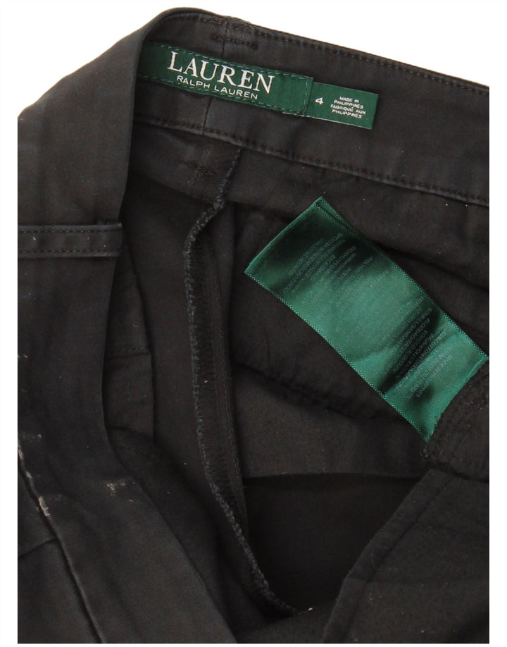 Pantaloni chino skinny pentru femei RALPH LAUREN US 4 Small W30 L28 Negru