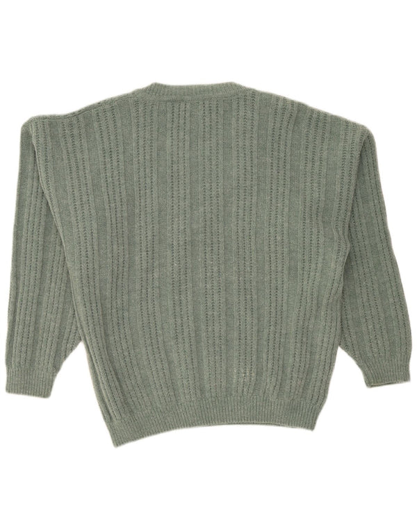 Pulover pentru bărbați Xavier, cu decolteu în V, XL, lână verde