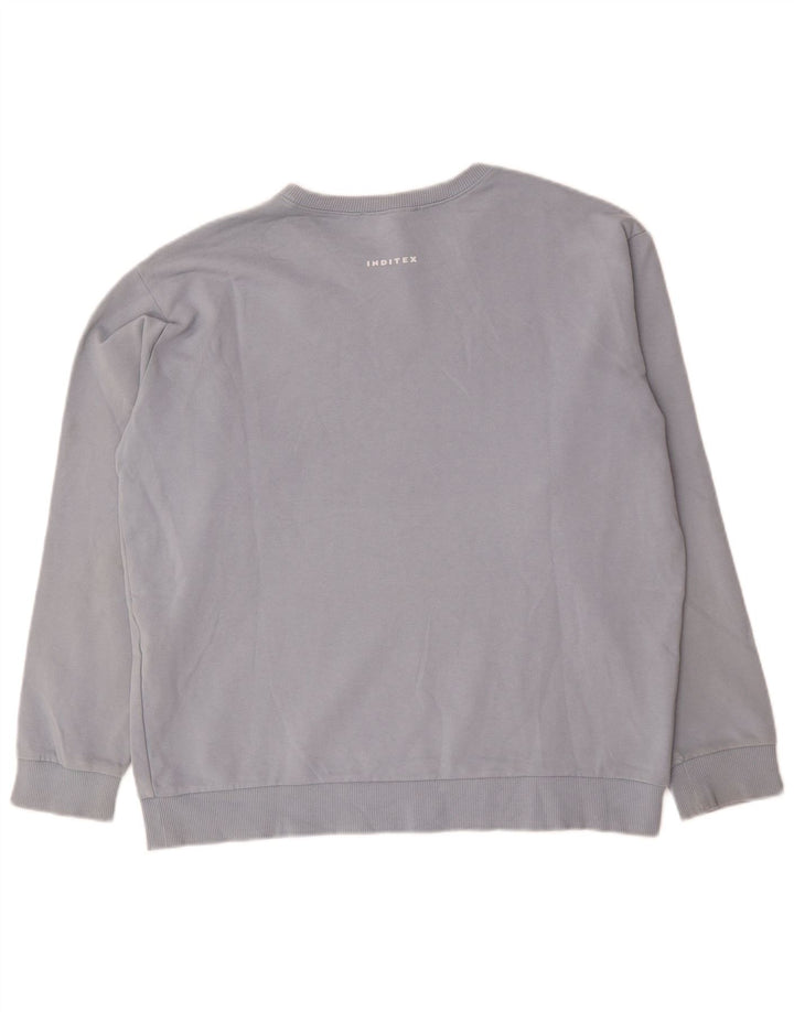 Pulover pentru bărbați Zara XL Bumbac Albastru
