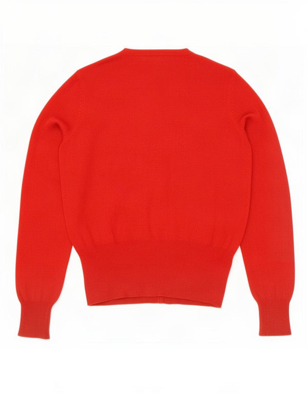 Pulover cardigan pentru femei Marks & Spencer UK 8 Small Red Viscose