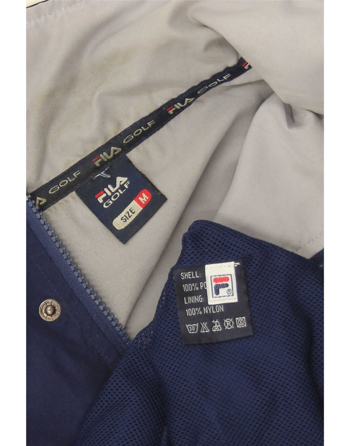 Jachetă pentru bărbați Fila Pullover Windbreaker UK 38 Medium Bleumarin Poliester