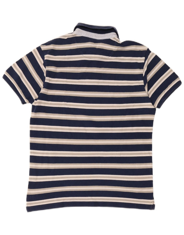 Cămașă polo Brooksfield pentru bărbați IT 52 mare, bleumarin, bumbac cu dungi