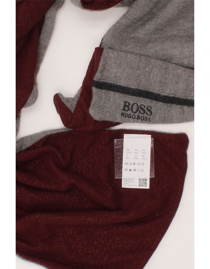 Eșarfă dreptunghiulară pentru bărbați Hugo Boss Mărime Unică Gri Poliacrilic