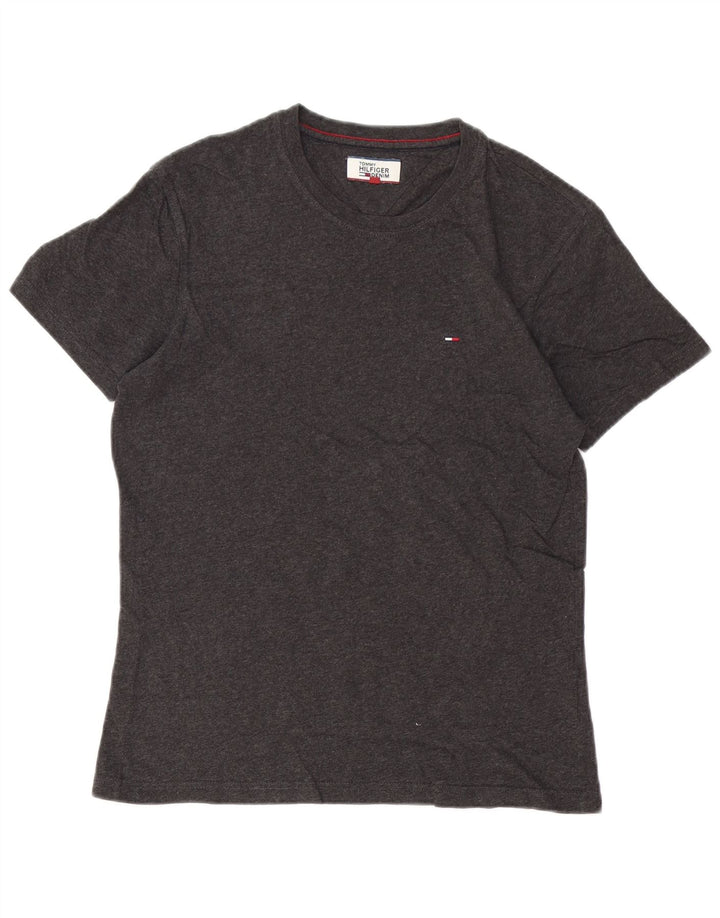 Tricou pentru bărbați Tommy Hilfiger Top mic, gri, bumbac