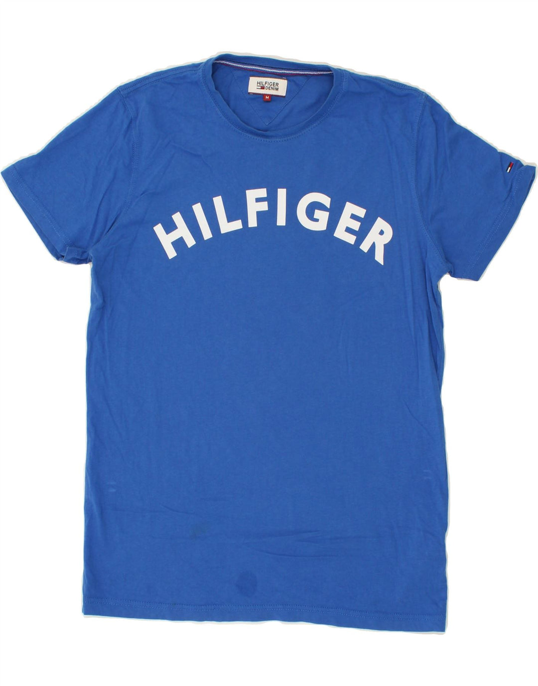 TOMMY HILFIGER Tricou grafic pentru bărbați Top din bumbac albastru mediu