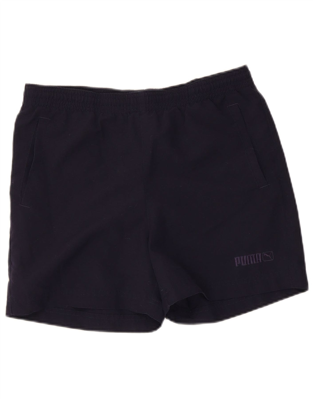 Pantaloni scurti sport Puma pentru băieți 13-14 ani poliester bleumarin