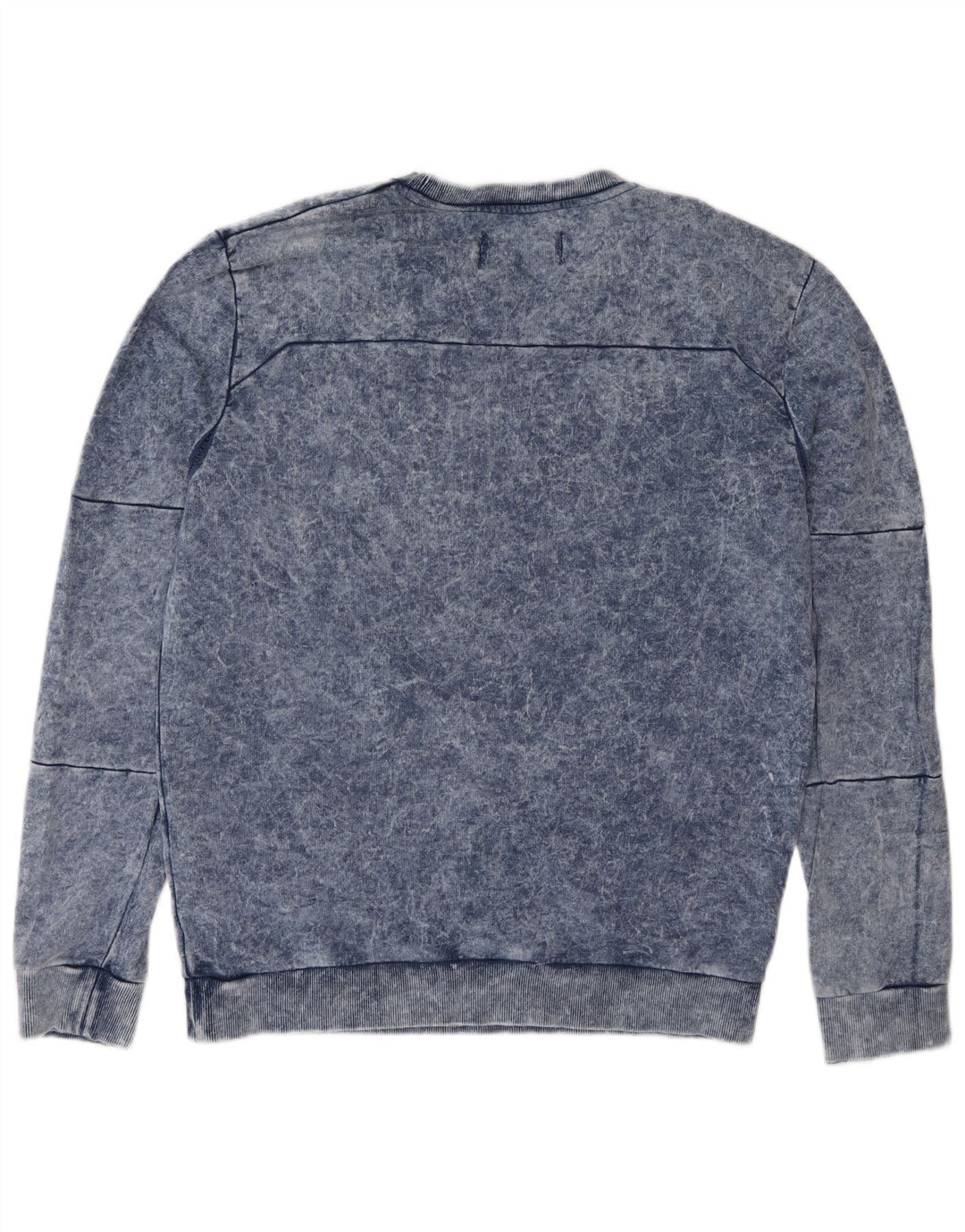 Pulover Calvin Klein Jeans pentru bărbați cu grafică, bumbac albastru mediu