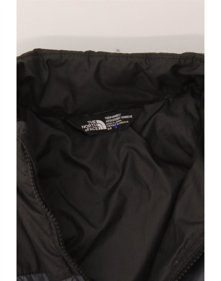 Gilet căptușit pentru băieți The North Face 7-8 ani, mic, gri, poliester color bloc