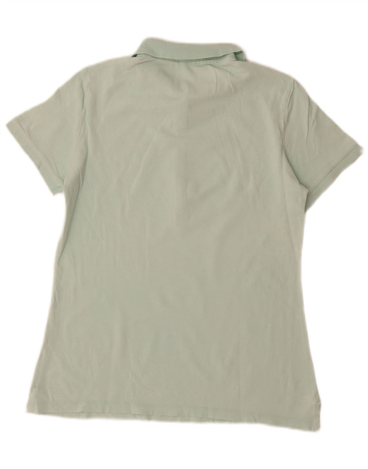 Tricou polo Benetton pentru femei UK 14 Medium Green