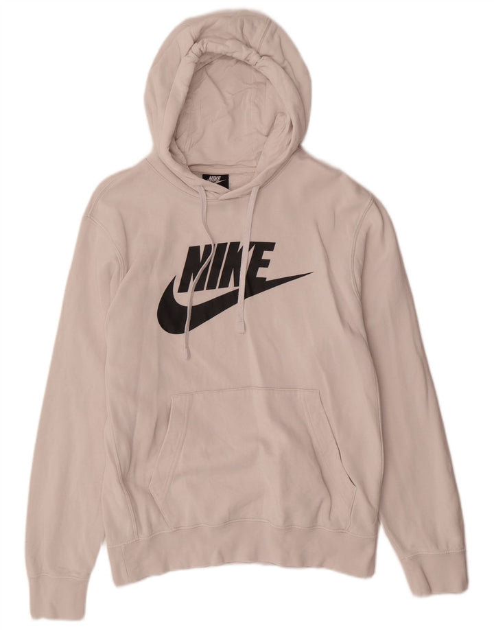 Pulover Nike Grafic pentru bărbați, bumbac mic, alb
