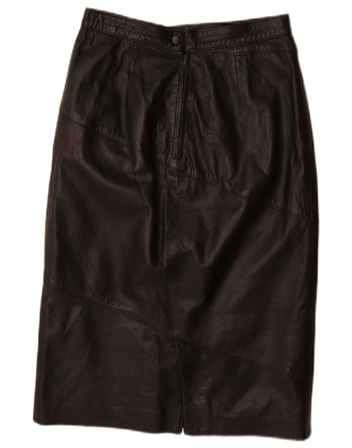 Fusta din piele vintage pentru femei W26 Small Black