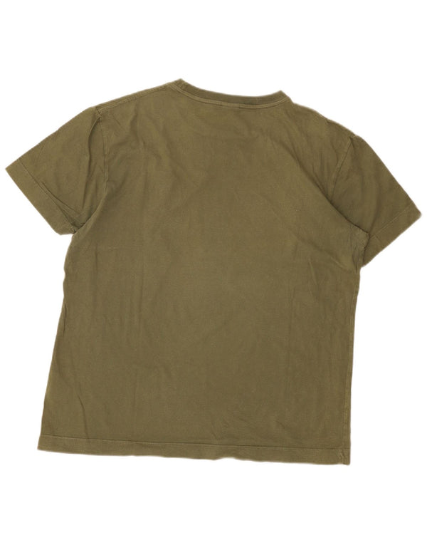 Tricou grafic pentru bărbați Diesel Top XL Kaki Bumbac
