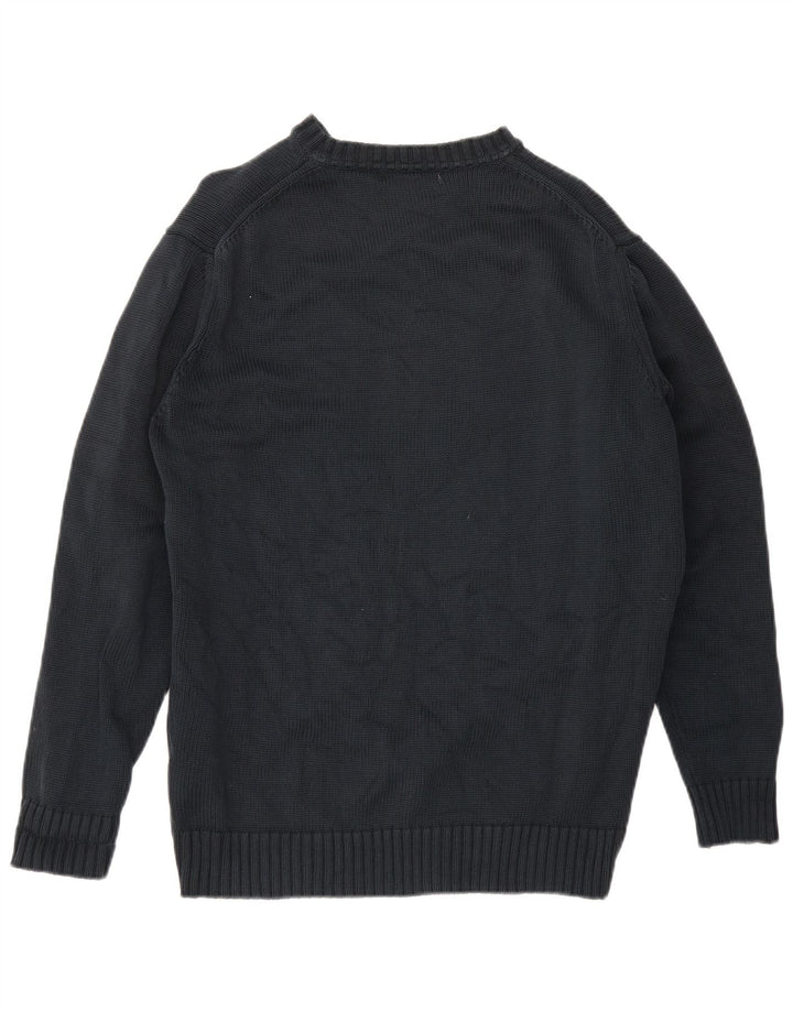 Pulover pentru bărbați Zara, cu decolteu, XL, negru