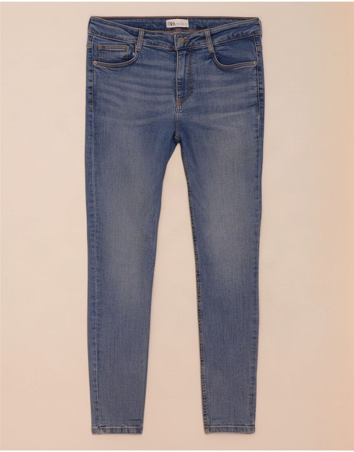 Blugi skinny dama Zara EU 40 Medium W30 L29 Albastru
