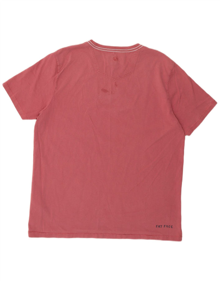 Tricou grafic pentru bărbați Fat Face Top mare bumbac roșu