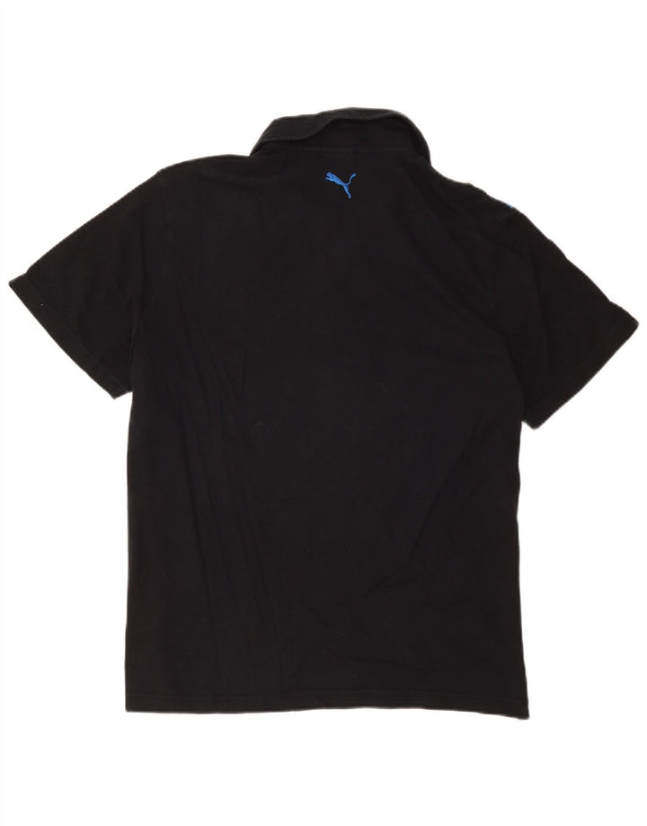 Tricou polo pentru bărbați Puma XL, negru, bloc de culoare